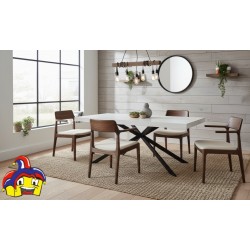Tavolo moderno cucina cm 160x90h.74 allungabile cm 200/240 art.2273 nuovo consegna gratuita-arredamentishop.it  Tempesta Offe...