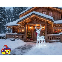 Renna luminosa 600 LED h. 158 interno/esterno nuova art.70040 consegna gratuita-arredamentishop.it  AD TREND Offerte mobili 1...