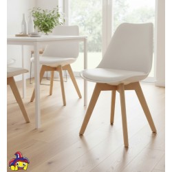 Sedie bianche imbottite set 2 pezzi nuove art.764 consegna gratuita-arredamentishop.it  Tempesta Offerte mobili 145,00 € 145,...