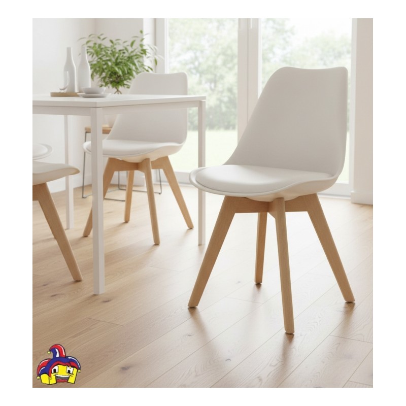 Sedie bianche imbottite set 2 pezzi nuove art.764 consegna gratuita-arredamentishop.it  Tempesta Offerte mobili 145,00 € 145,...