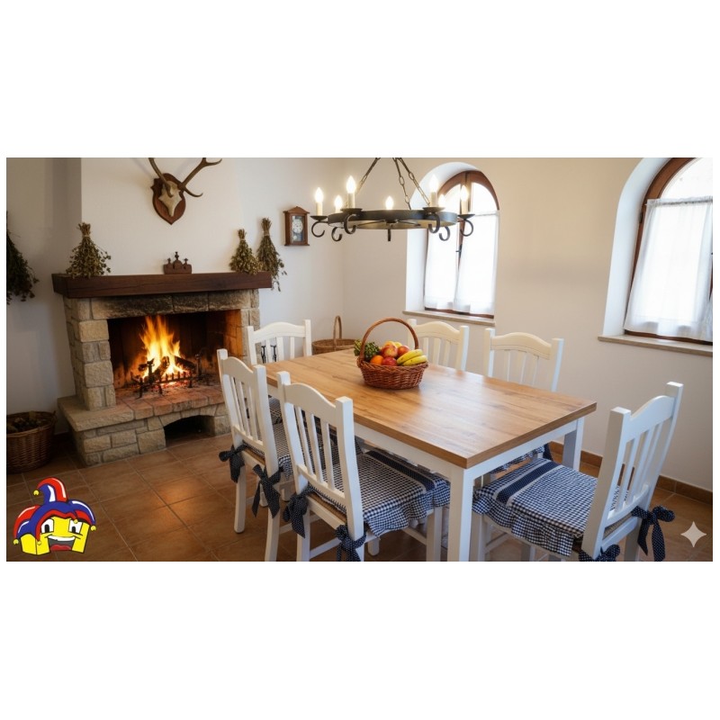 Tavolo cucina 140x80 h.76,5 allungabile cm 180/220 nuovo art.2138 consegna gratuita-arredamentishop.it  Tempesta Offerte mobi...