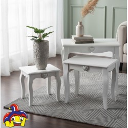 Tavolini da salotti set 3 tavolini nuovi art.50251 consegna gratuita-arredamentishop.it  AD TREND Offerte mobili 115,00 € 115...