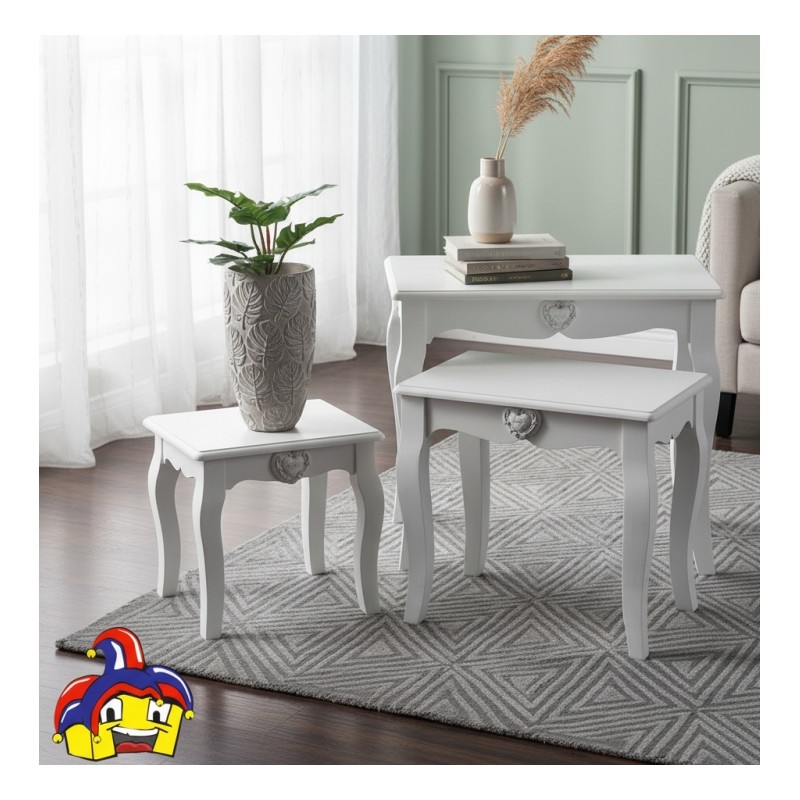 Tavolini da salotti set 3 tavolini nuovi art.50251 consegna gratuita-arredamentishop.it  AD TREND Offerte mobili 115,00 € 115...