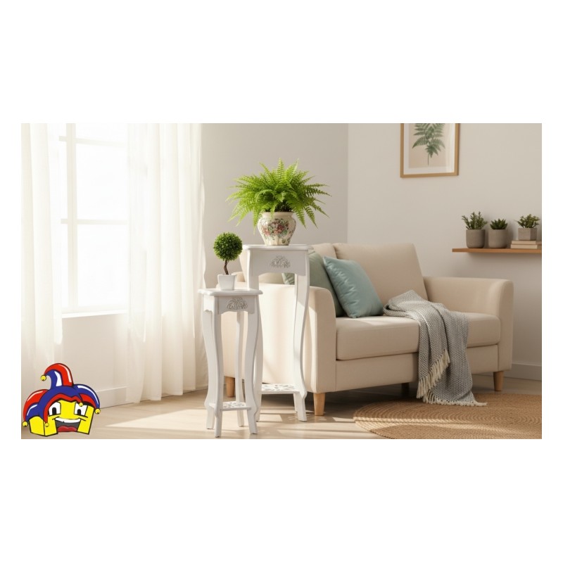 Alzatine per piante set 2 misure cm 24x24h.62,5 e cm 30x30h.78 art.50266 nuove consegna gratuita-arredamentishop.it  AD TREND...
