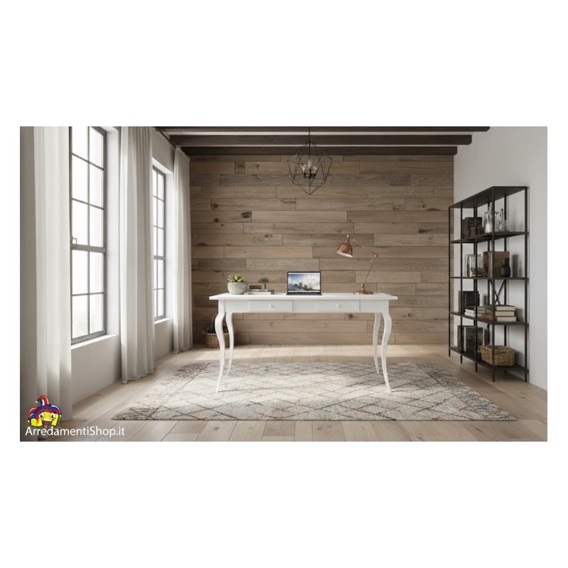 Scrittoio bianco shabby cm 120x60h.78 nuovo art.1304 consegna gratuita-arredamentishop.it  Tempesta Offerte mobili 255,00 € 2...