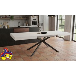 Tavolo cucina moderno cm 140x90h.74 aperto cm 180/220 nuovo art.2265 consegna gratuita-arredamentishop.it  Tempesta Offerte m...