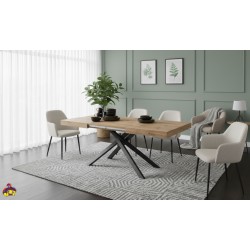 Tavoli allungabili rustici cm 140x90h.74 aperto cm 180/220 art.1929 nuovo consegna gratuita-arredamentishop.it  Tempesta Offe...