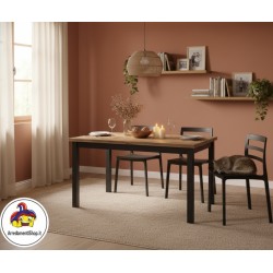 Tavolo da cucina 140 x 80 h.76,5 allungabile cm 180/220 nuovo art.02139 consegna gratuita-arredamentishop.it  Tempesta Offert...