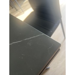 Tavolo in Ceramica Calacatta Black Lux Allungabile 160/240x90 cm - NUOVO - art. 2287 | ArredamentiShop.it  Tempesta Offerte m...