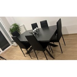 Tavolo in Ceramica Calacatta Black Lux Allungabile 160/240x90 cm - NUOVO - art. 2287 | ArredamentiShop.it  Tempesta Offerte m...
