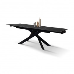Tavolo in Ceramica Calacatta Black Lux Allungabile 160/240x90 cm - NUOVO - art. 2287 | ArredamentiShop.it  Tempesta Offerte m...
