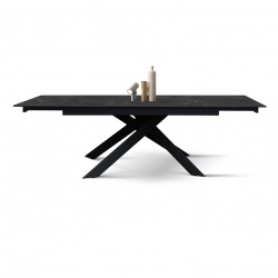 Tavolo in Ceramica Calacatta Black Lux Allungabile 160/240x90 cm - NUOVO - art. 2287 | ArredamentiShop.it  Tempesta Offerte m...