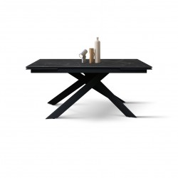 Tavolo in Ceramica Calacatta Black Lux Allungabile 160/240x90 cm - NUOVO - art. 2287 | ArredamentiShop.it  Tempesta Offerte m...