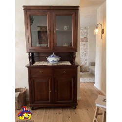 Cristalliera in arte povera in legno di pioppo L 104 cm articolo nuovo art. 189 - Arredamentishop.it  Tempesta Offerte mobili...