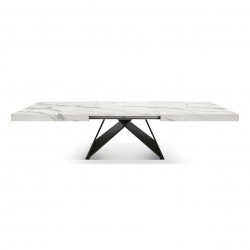 Tavolo Allungabile Statuario L. 160-240 P. 90 H. 77 Nuovo - Tavoli Industrial Chic Art. 2310 - Arredamentishop.it  Tempesta O...
