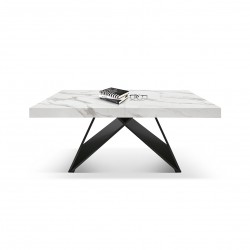 Tavolo Allungabile Statuario L. 160-240 P. 90 H. 77 Nuovo - Tavoli Industrial Chic Art. 2310 - Arredamentishop.it  Tempesta O...