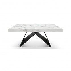 Tavolo Allungabile Statuario L. 160-240 P. 90 H. 77 Nuovo - Tavoli Industrial Chic Art. 2310 - Arredamentishop.it  Tempesta O...