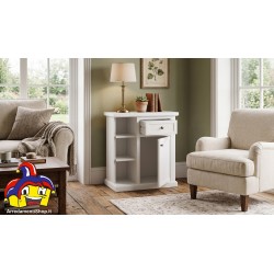 Mobiletto Salvaspazio Multiuso Bianco L.64 P.32 H.74 cm - NUOVO - Art. 1373 | ArredamentiShop.it  Tempesta Offerte mobili 140...