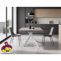 Tavolo Cemento Design Allungabile 95/145x90 H. 76 cm - Articolo Nuovo - Art. 2170 - ArredamentiShop.it  Tempesta Offerte mobi...