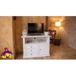 Porta TV Arte Povera Bianco Opaco 84x40xh.80 cm NUOVO art.1378 - ArredamentiShop.it  Tempesta Offerte mobili 155,00 € 155,00 ...