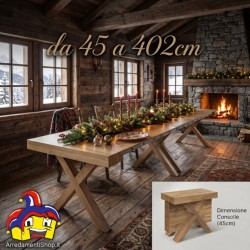 Consolle Tavolo Allungabile Rovere da 45 a 402 cm Nuovo Art. 2375 - ArredamentiShop.it  Tempesta Offerte mobili 545,00 € 545,...