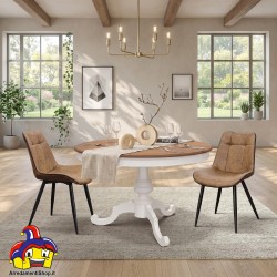 Tavolo rotondo per 6 persone (Allungabile Ø 100-140 cm) Nuovo - Art. 2376 | ArredamentiShop.it  Tempesta Offerte mobili 520,0...