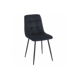 Set 4 sedie nere moderne Pawn in flanella cm 44x55h87 nuovo art.101984 arredamentishop.it  AD TREND Offerte mobili 150,00 € 1...