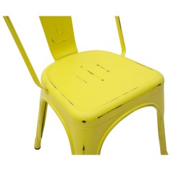SEDIA IN LAMIERA COLORE GIALLO ANTICATO,NUOVA,ART. LF571 CONSEGNA GRATIS-ARREDAMENTISHOP.IT   Offerte mobili 48,00 € 48,00 € ...