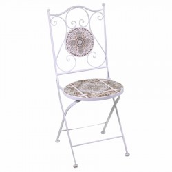TAVOLO METALLO UDINE MOSAICO TONDO 2 SEDIE NUOVO ART.6452140000 CONSEGNA GRATIS-ARREDAMENTISHOP.IT   Offerte mobili 140,00 € ...