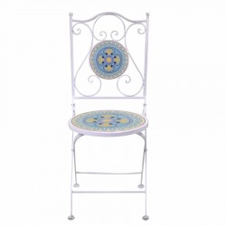 TAVOLO METALLO BRINDISI MOSAICO TONDO 2 SEDIE ART.6452180000 CONSEGNA GRATIS-ARREDAMENTISHOP.IT   Offerte mobili 140,00 € 140...