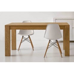 Tavolo rovere naturale spazzolato cm 160x90h.77 aperto 210/260 nuovo art.633 consegna gratuita-arredamentishop.it  Tempesta O...