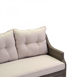 Salotto da giardino nuovo in polyrattan Atlanta grigio art. 6449090000 consegna gratis-arredamentishop.it   Offerte mobili 1....