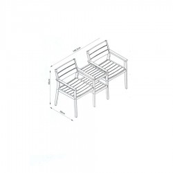 Poltrone da giardino con tavolino centrale art.7403540000 nuovo consegna gratuita-arredamentishop.it   Offerte mobili 0,00 € ...