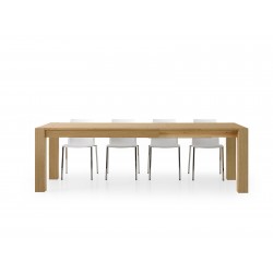 Tavolo rovere naturale allungabile cm 180x90h.77 aperto cm 230/280 nuovo art.634 consegna gratuita-arredamentishop.it  Tempes...