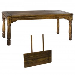 Tavolo massello allungabile 140/220x90H.76 nuovo art.8032970000 consegna gratuita-arredamentishop.it   Offerte mobili 0,00 € ...