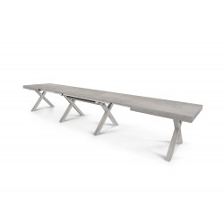 Tavolo lungo 4 metri 160x90h.76 chiuso 410 cm aperto nuovo art.1673 consegna gratuita-arredamentishop.it  Tempesta Offerte mo...