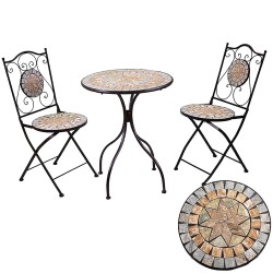 Set tavolo mosaico con 2 sedie nuovo art.6452220000 consegna gratuita-arredamentishop.it  Vacchetti Offerte mobili 0,00 € 0,0...