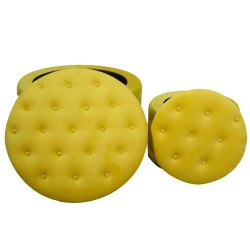Pouff giallo contenitore 2 pezzi nuovo art.2808390000 consegna gratuita-arredamentishop.it  Vacchetti Offerte mobili 240,00 €...