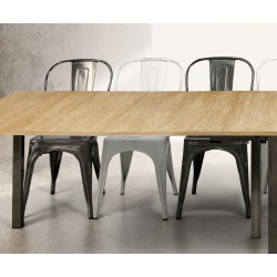 Sedie industrial bianche set 4 pezzi nuove art.782 consegna gratuita-arredamentishop.it  Tempesta Offerte mobili 245,00 € 245...