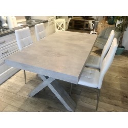 Tavolo lungo 4 metri 160x90h.76 chiuso 410 cm aperto nuovo art.1673 consegna gratuita-arredamentishop.it  Tempesta Offerte mo...