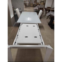 Tavolo vetro bianco allungabile cm 140 nuovo art.829 consegna gratuita-arredamentishop.it  Tempesta Offerte mobili 490,00 € 4...