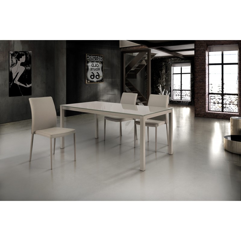 Tavolo tortora vetro allungabile nuovo art.831 consegna gratuita-arredamentishop.it  Tempesta Offerte mobili 350,00 € 350,00 ...