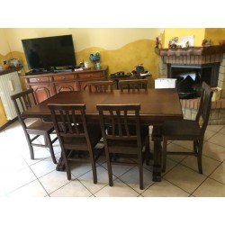Tavolo allungabile arte povera nuovo art.0660180085 cm 180x85h.76 aperto cm 360 consegna gratuita-arredamentishop.it  Tempest...
