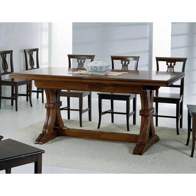 Tavolo sala da pranzo fratino cm 160x85h.76 allungabile cm 340 nuovo art.0660160 consegna gratuita-arredamentishop.it  Tempes...