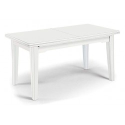 Tavolo taverna bianco opaco cm 180x100h.76 allungabile cm 360 nuovo art.0744 consegna gratuita-arredamentishop.it  Tempesta O...