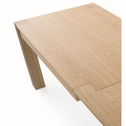Tavolo rovere naturale allungabile cm 180x90h.77 aperto cm 230/280 nuovo art.634 consegna gratuita-arredamentishop.it  Tempes...