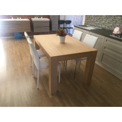 Tavolo rovere naturale allungabile cm 180x90h.77 aperto cm 230/280 nuovo art.634 consegna gratuita-arredamentishop.it  Tempes...