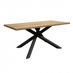 Tavoli stile industrial art.1916 cm 160x90h.76 fisso rovere nuovo consegna gratuita-arredamentishop.it  Tempesta Offerte mobi...