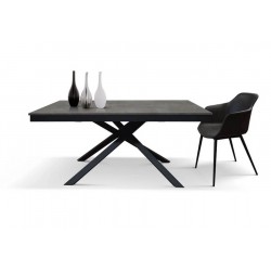 Tavolo industrial chic cm 140x80h.77 allungabile cm 200 art.1775 nuovo consegna gratuita-arredamentishop.it  Tempesta Offerte...