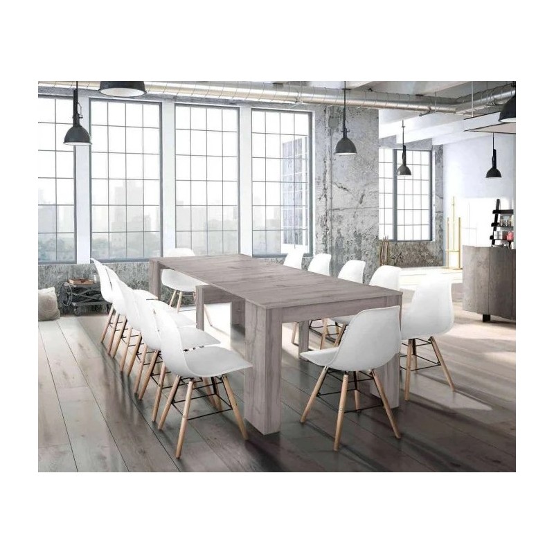 Tavolo consolle grigio cm 90x50h.75 aperto cm 230 nuovo art.1651 consegna gratuita-arredamentishop.it  Tempesta Offerte mobil...